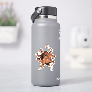 Rode octopus sticker