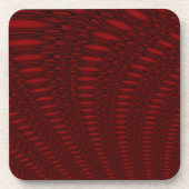 Rode octopus Tentacles Cork Onderzetter (Voorkant)