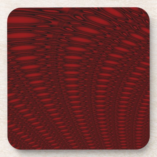 Rode octopus Tentacles Cork Onderzetter (Voorkant)