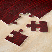 Rode octopus Tentacles moeilijk Legpuzzel (Zijkant)