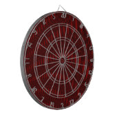 Rode Octopus Tentakels Dart Board Dartbord (Voorkant Links)