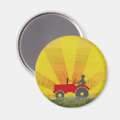 Rode of Groene Tractormagneet Magneet (Voorkant / Achterkant)