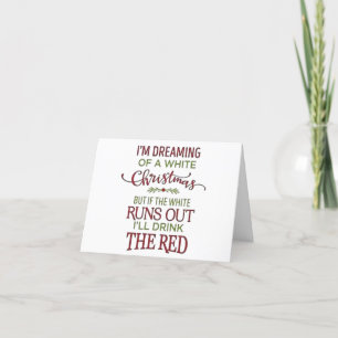 RODE OF WITTE ZODAT IK CHRISTMAS BESTEED MET "JIJ" FEESTDAGEN KAART