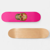 Rode ogeensuiker schedel Zombie Hot Roze skateboar Persoonlijk Skateboard (Horizontaal)