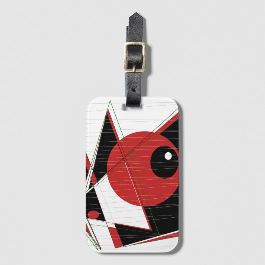 Rode ogen Bagagelabel bekijken (Voorkant (verticaal))