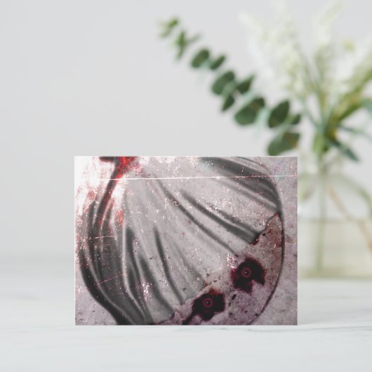 Rode ogen briefkaart (Staand voorkant)