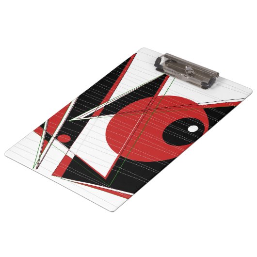 Rode ogen die Klembord bekijken (Gekanteld)