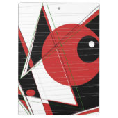 Rode ogen die Klembord bekijken (Achterkant)