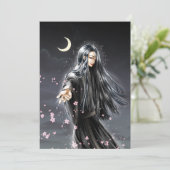 Rode ogen man kaart (Staand voorkant)