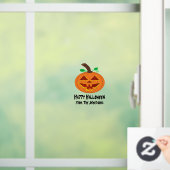 Rode Ogen Pompoen Venster Cling Raamsticker (Huis)
