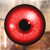 Rode ogen raamsticker (Vel 2)