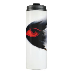 Rode ogen thermosbeker