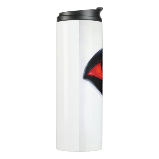 Rode ogen thermosbeker (Gedraaid links)