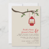 Rode olie Lantaarn Wilderness / Camping Weddenscha Kaart (Voorkant)