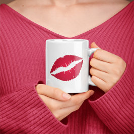 Rode Ombre Lipstick Diva Lippen Koffiemok
