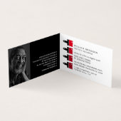 Rode Ombre Penselen, Schilder & Decorator Foto Visitekaartje (Binnen)