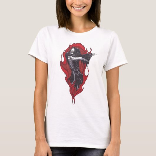 Rode omhulsels t-shirt (Voorkant)
