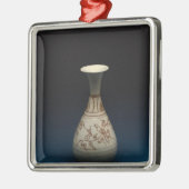 Rode onderglaasfles van Yuhachan Metalen Ornament (Links)