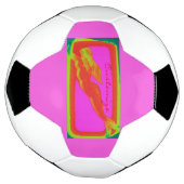 rode onderzeese zeemeermin voetbal (Gedraaid)