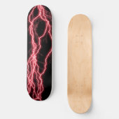 Rode Onweersbui Elektriciteit Persoonlijk Skateboard (Voorkant)