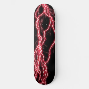 Rode Onweersbui Elektriciteit Persoonlijk Skateboard