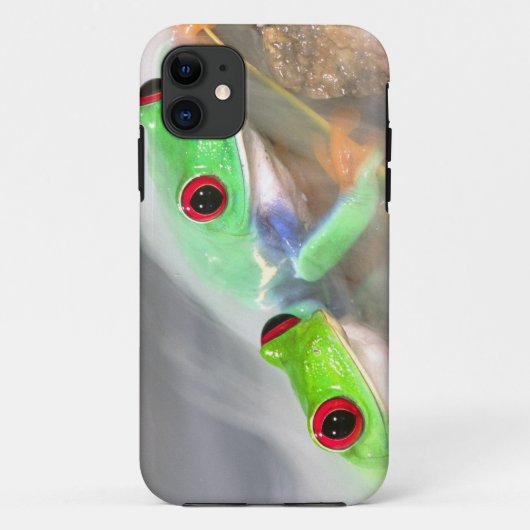 Rode Oog Boomkikker in de mist, Agalychinis 2 Case-Mate iPhone Case (Achterkant)