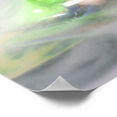 Rode Oog Boomkikker in de mist, Agalychinis 2 Poster (Hoek)