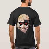 Rode oog schedel en t-shirt (Achterkant)