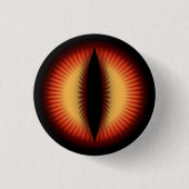 Rode Oog van een draak Ronde Button 3,2 Cm (Voorkant)
