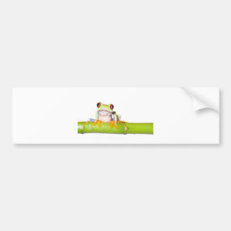 rode oogboomkikker bumpersticker