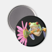 rode oogboomkikker magneet (Voorkant / Achterkant)