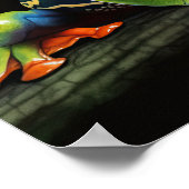 Rode oogboomkikker poster (Hoek)