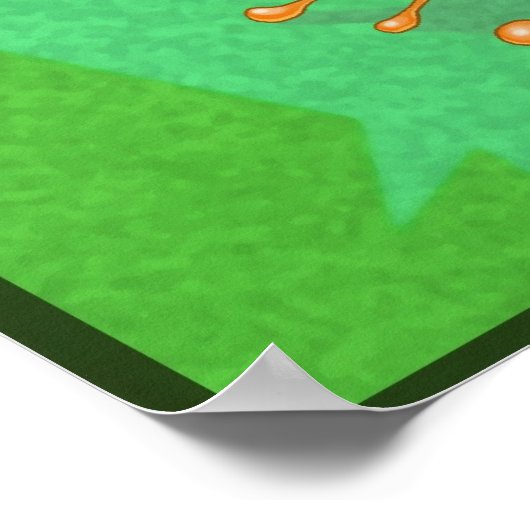 Rode oogboomkikker poster (Hoek)