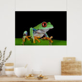 rode oogboomkikker poster (Keuken)