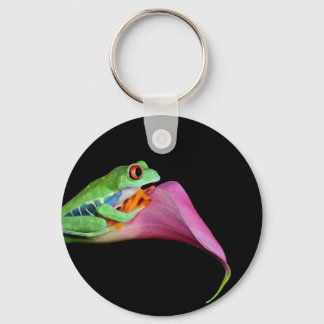 rode oogboomkikker sleutelhanger