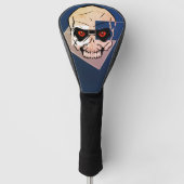 Rode ooghuid golfheadcover (Voorkant)