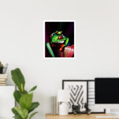 Rode oogige boomkikkers poster (Thuiskantoor)