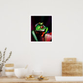 Rode oogige boomkikkers poster (Keuken)
