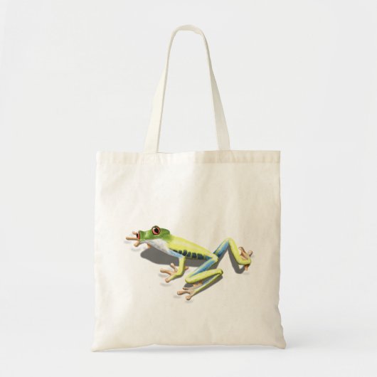 Rode oogkikker tote bag (Voorkant)