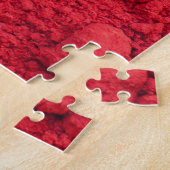 Rode Oogschaduw Hart: Mat Cosmetische Textuur Legpuzzel (Zijkant)