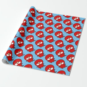Rode oosterlijke rosella cadeaupapier