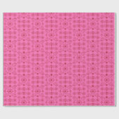 Rode op Roze Motief Inpakpapier (Vlak)
