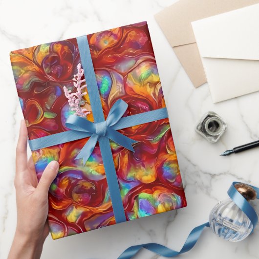 Rode Opal Cadeau Cadeaupapier (Geschenken)