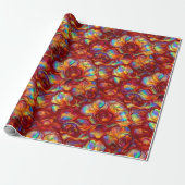 Rode Opal Cadeau Cadeaupapier (Uitgerold)