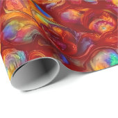 Rode Opal Cadeau Cadeaupapier (Rol Hoek)