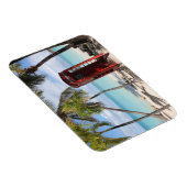 Rode openbare telefooncel op Antigua Magneet (Rechterzijde)