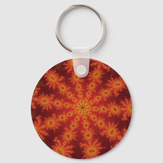 Rode Oranje Decasteel Sleutelhanger (Voorkant)