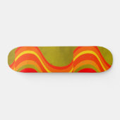 Rode Oranje en Gele Skateboard (Horizontaal)