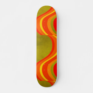 Rode Oranje en Gele Skateboard