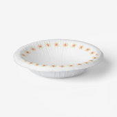 Rode, oranje en gele trappen papieren kommen (Gebogen)